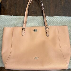 Coach LAPTOP TOTE IN CROSSGRAIN LEATHER
